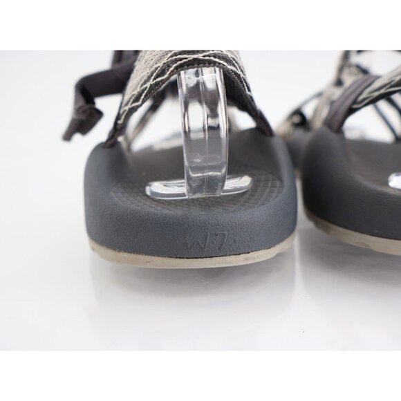 Chaco Women ZX/2 Sandal Sz 7 Outdoor Hike Black Gray Strappy Thong Adjustable - Picture 8 of 12